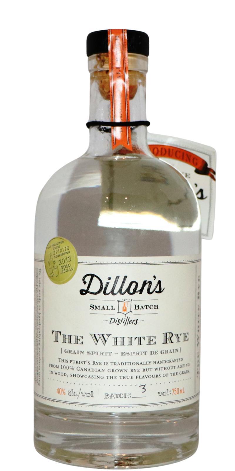Dillon's The White Rye Batch 3