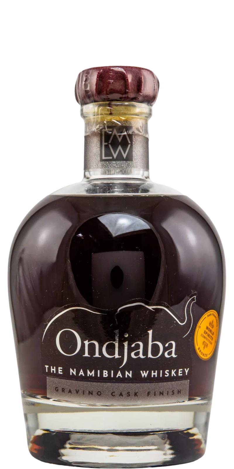 Ondjaba Gravino Cask Finish The Namibian Whiskey