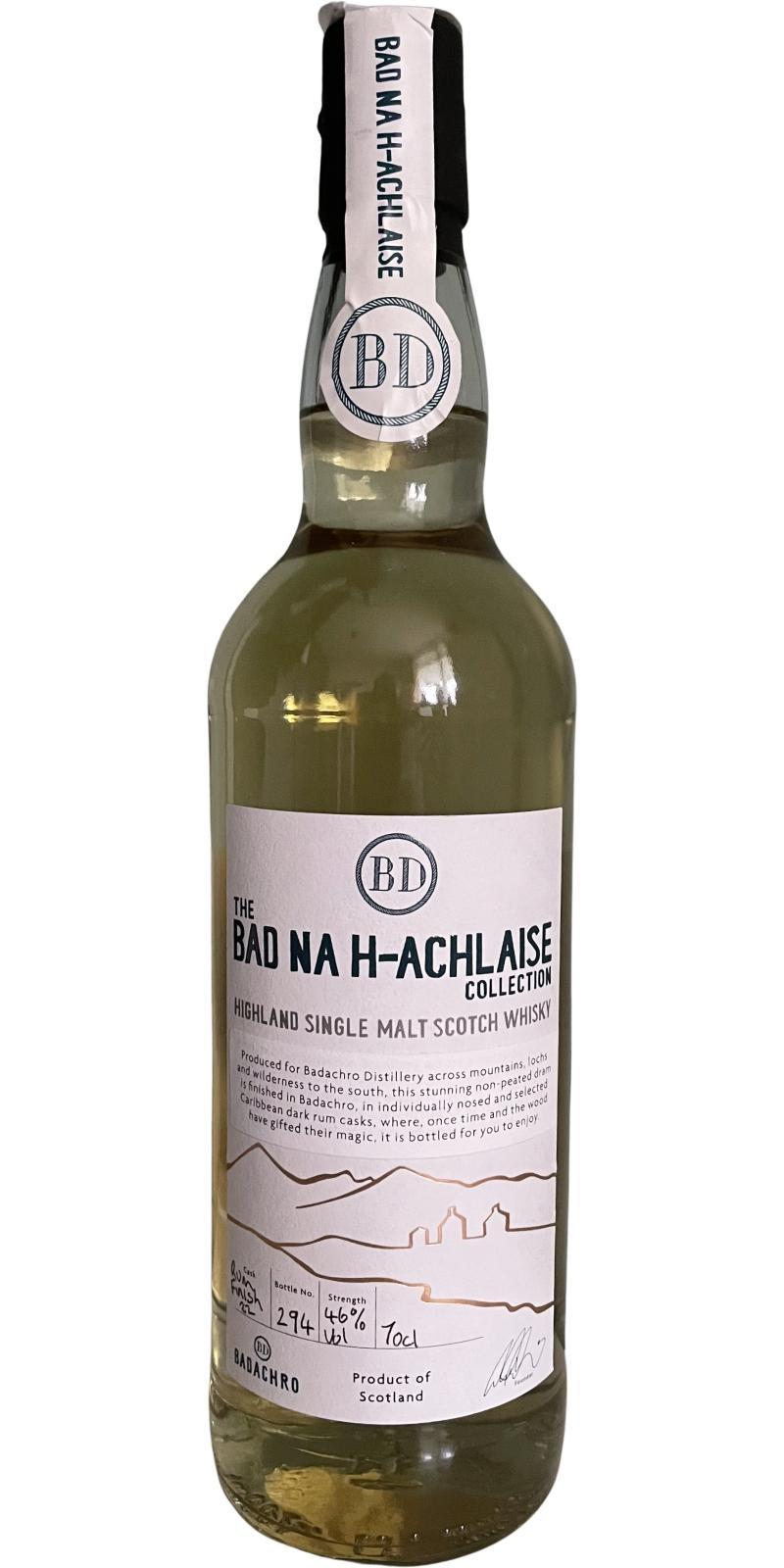 Bad na h-Achlaise Rum Finish The Bad na h-Achlaise Collection