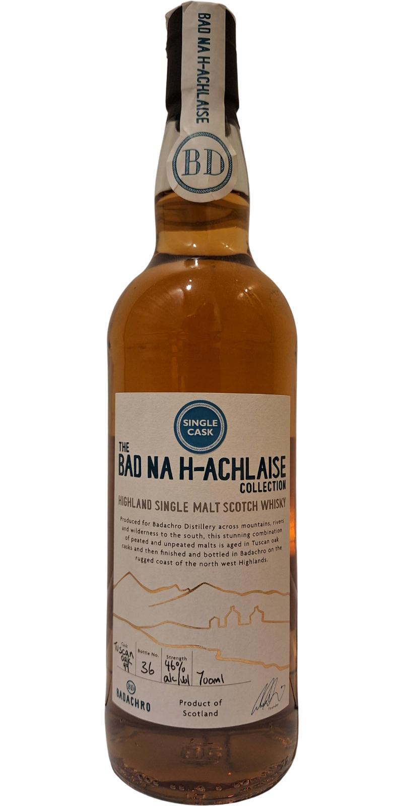 Bad na h-Achlaise Single cask
