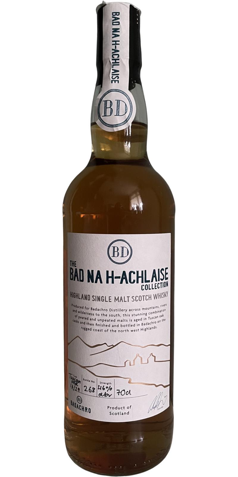 Bad na h-Achlaise Tuscan Oak red wine The Bad na h-Achlaise Collection