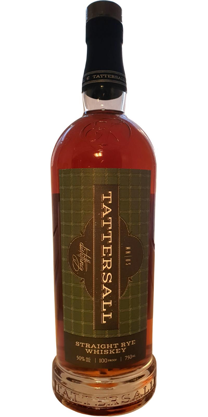 Tattersall Straight Rye Whiskey