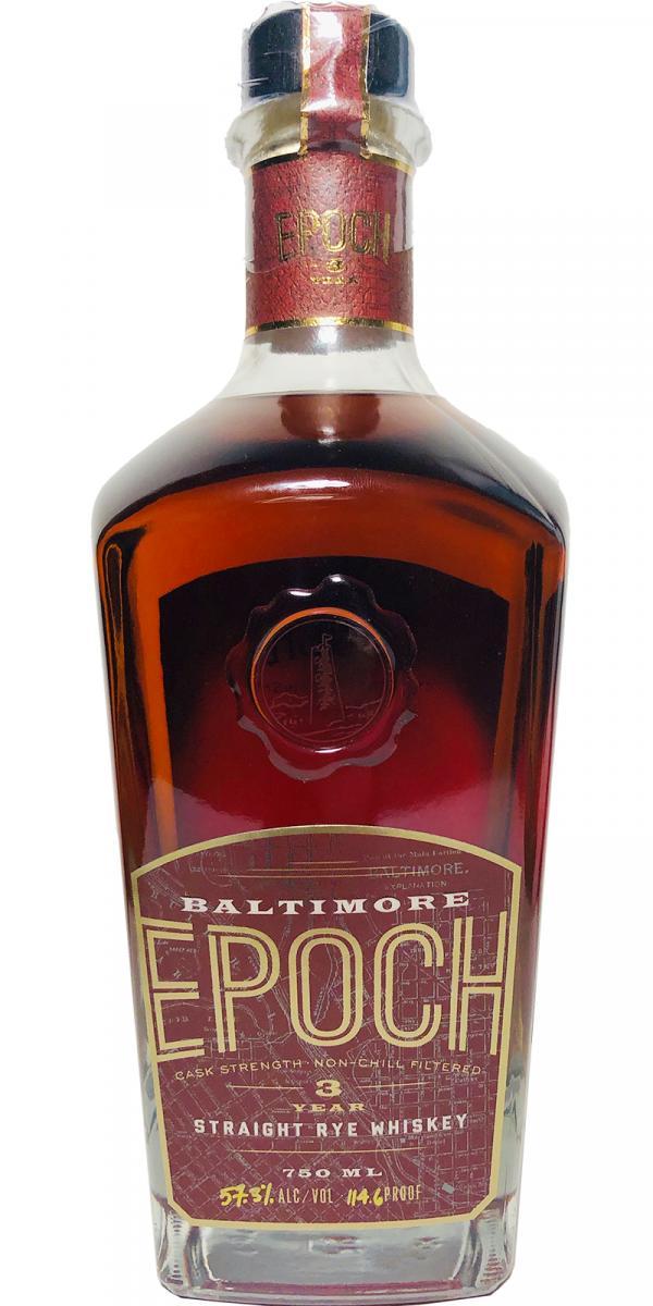 Baltimore Epoch 03-year-old Straight Rye Whiskey