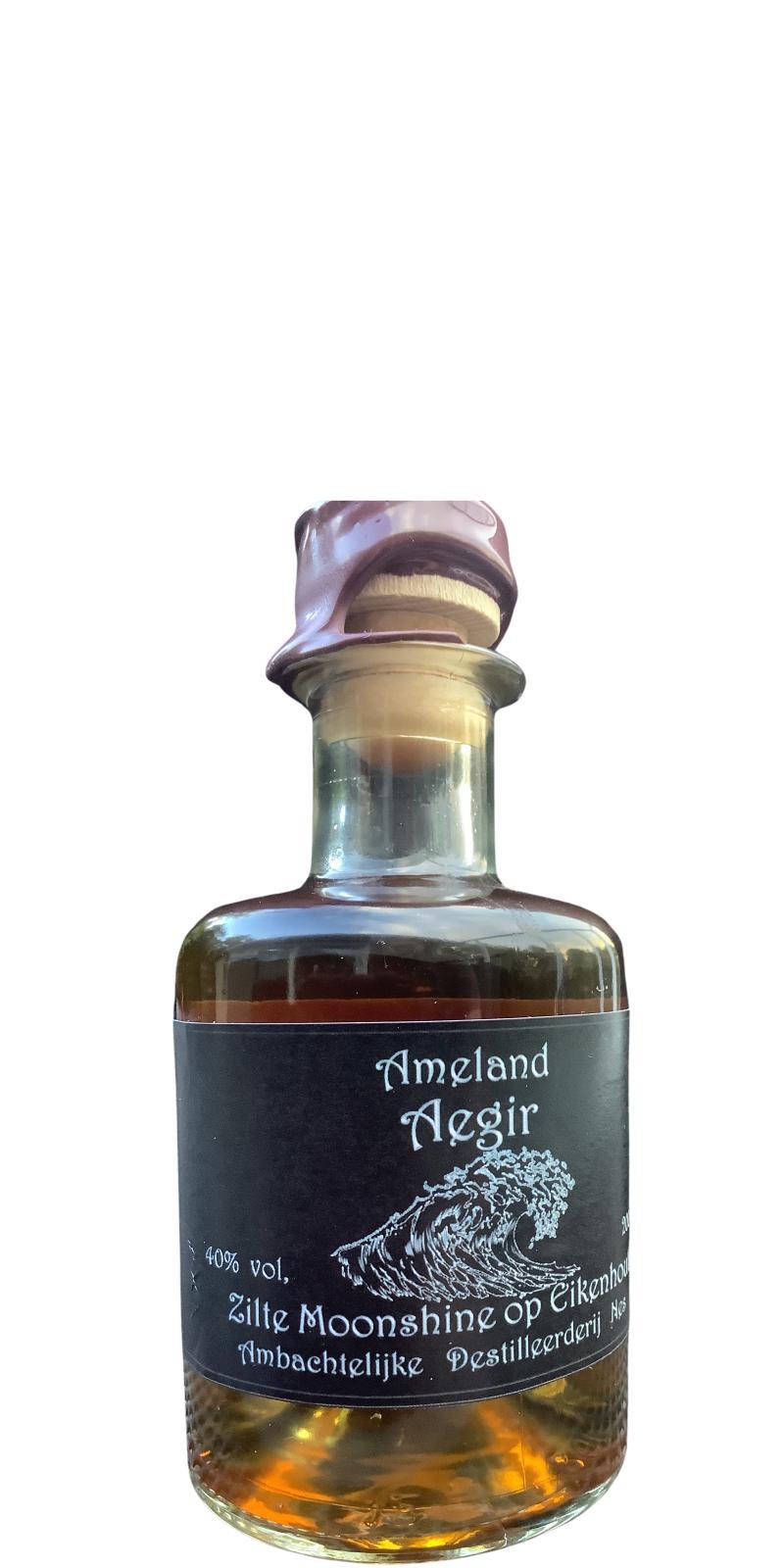 Ameland Aegir Zilte Moonshine op Eikenhout