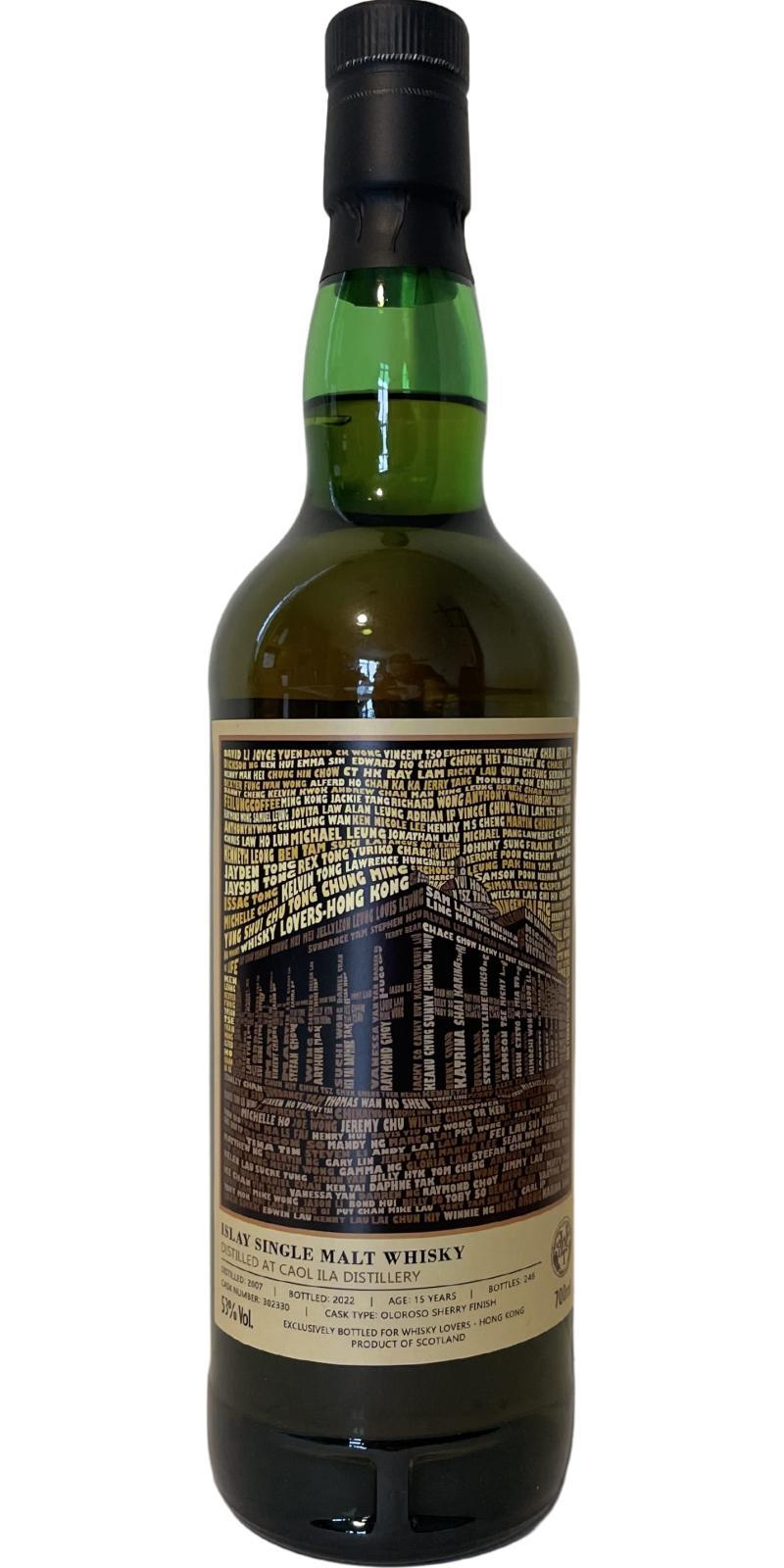 Caol Ila 2007 WM Barrel Selection - Cask Strength