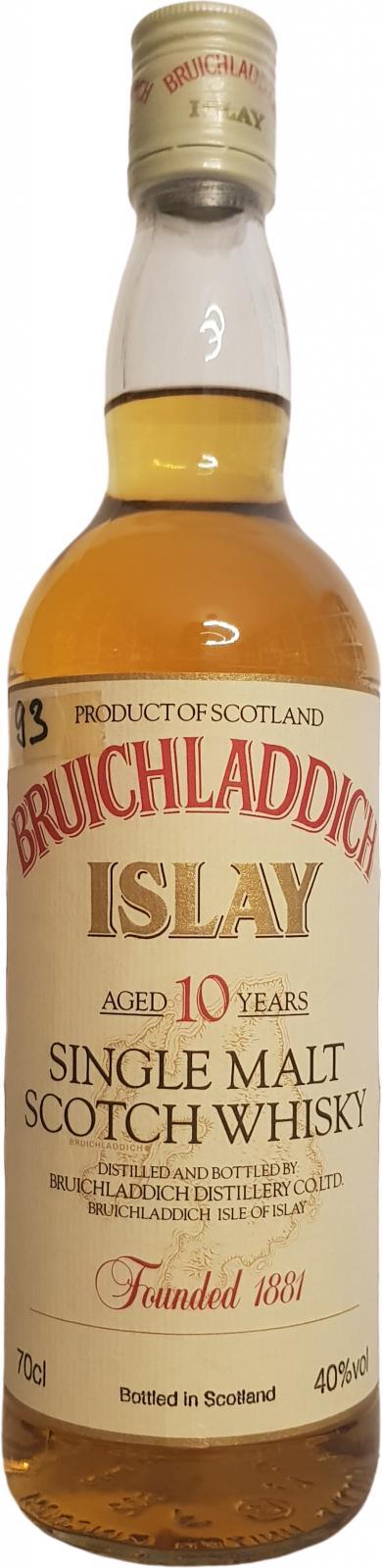 Bruichladdich 10-year-old Single Malt Scotch Whisky