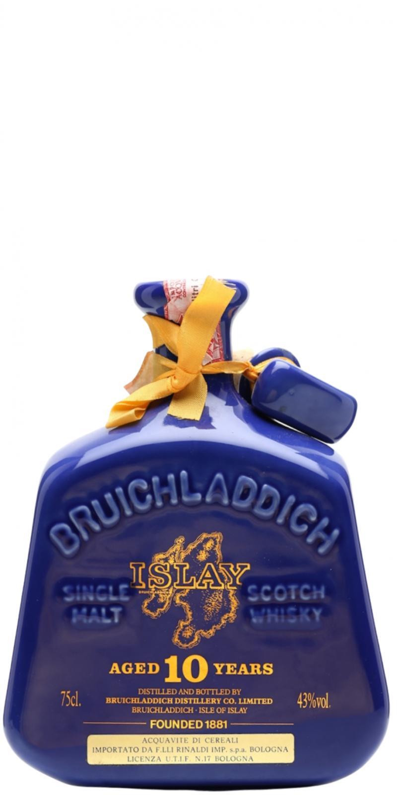 Bruichladdich 10-year-old Blue Square Ceramic
