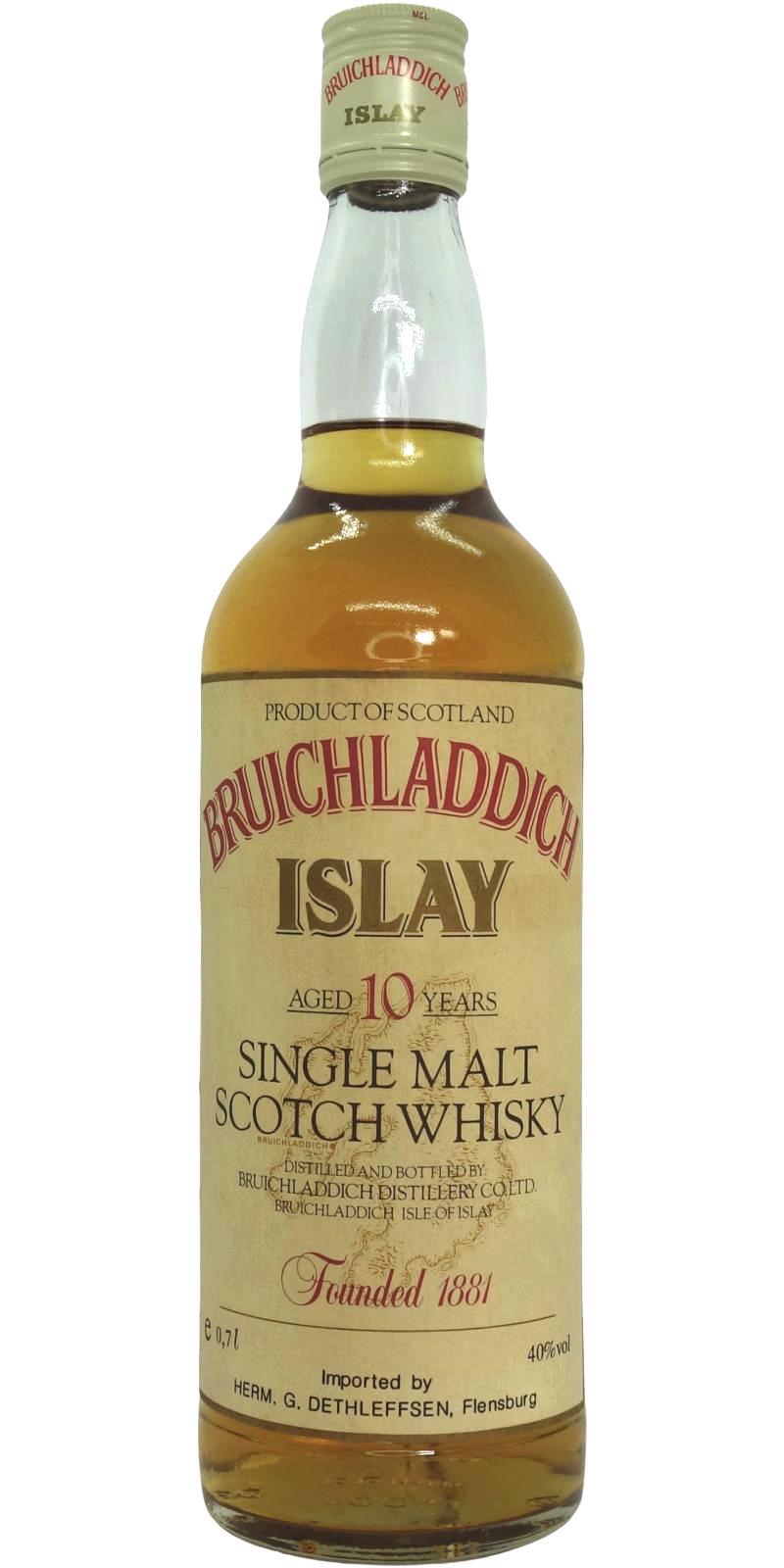 Bruichladdich 10-year-old Single Malt Scotch Whisky
