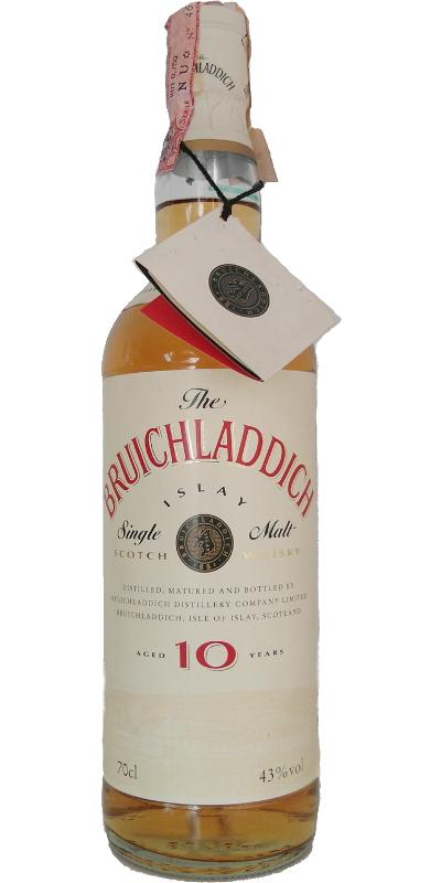 Bruichladdich 10-year-old White label, Red letter