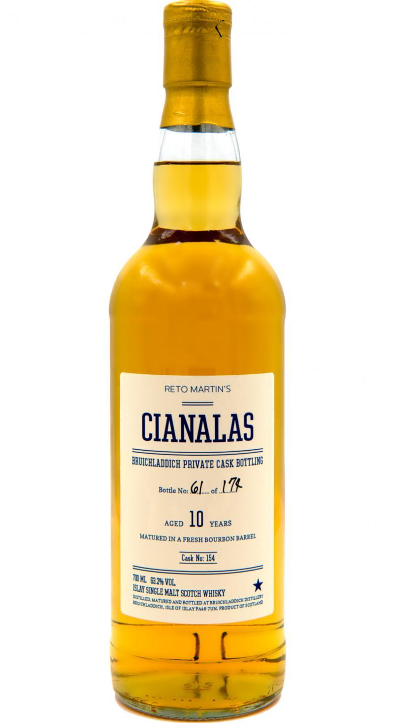 Bruichladdich 10-year-old Cianalas Private Cask Bottling