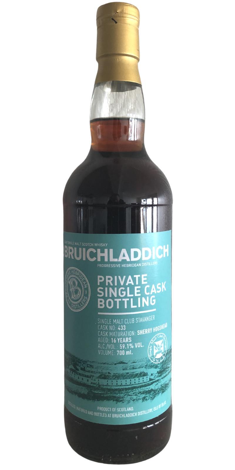 Bruichladdich 16-year-old Private Single Cask Bottling