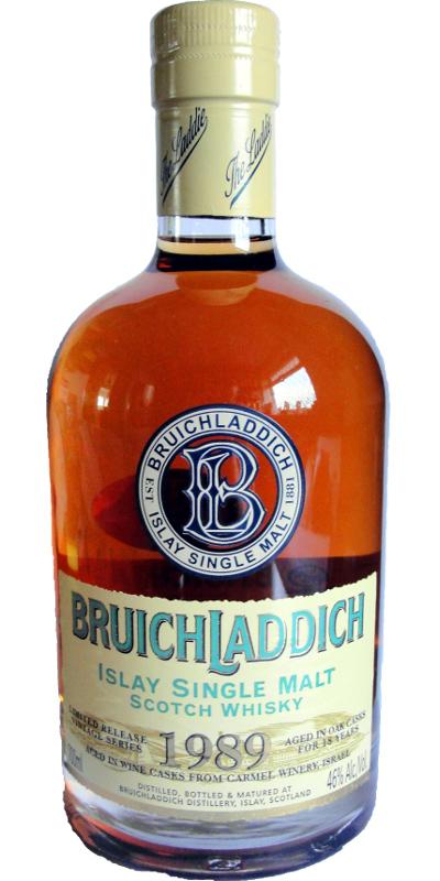 Bruichladdich 1989 Carmel Wine Casks Finish