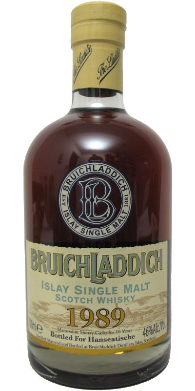 Bruichladdich 1989 for Hanseatische Weinhandelsgesell.