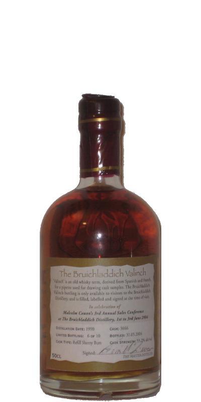 Bruichladdich 1990 The Bruichladdich Valinch