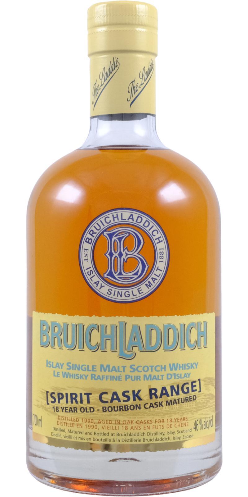 Bruichladdich 1990 Spirit Cask Range Bourbon