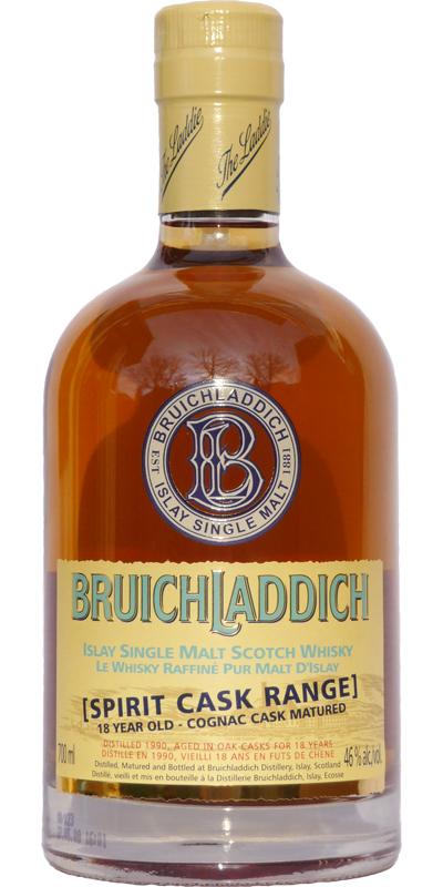 Bruichladdich 1990 Spirit Cask Range Cognac