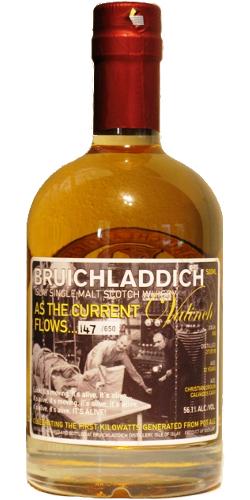 Bruichladdich 1998 Valinch First kilowatt generated from pot ale