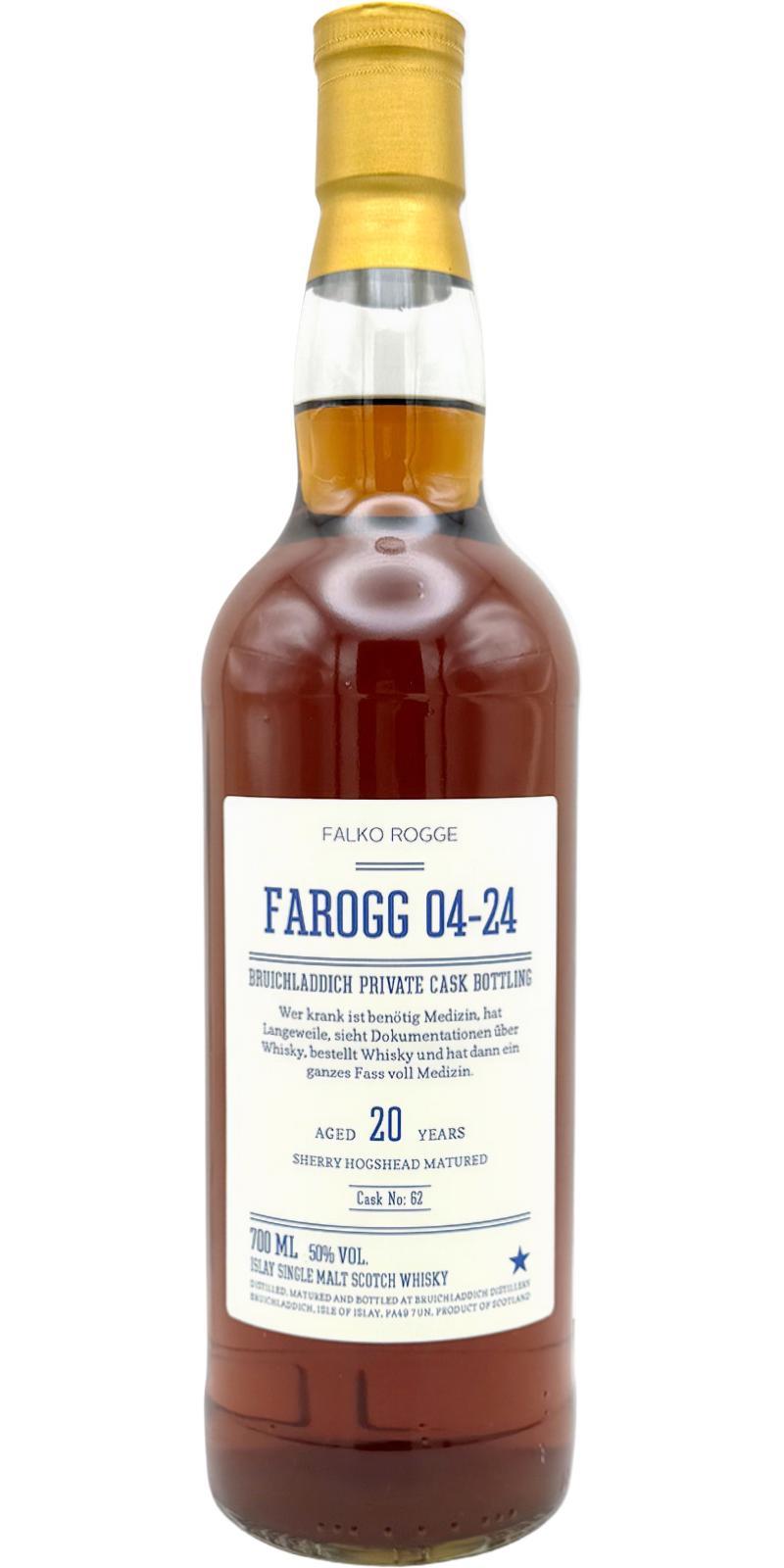 Bruichladdich 20-year-old Private Cask Bottling