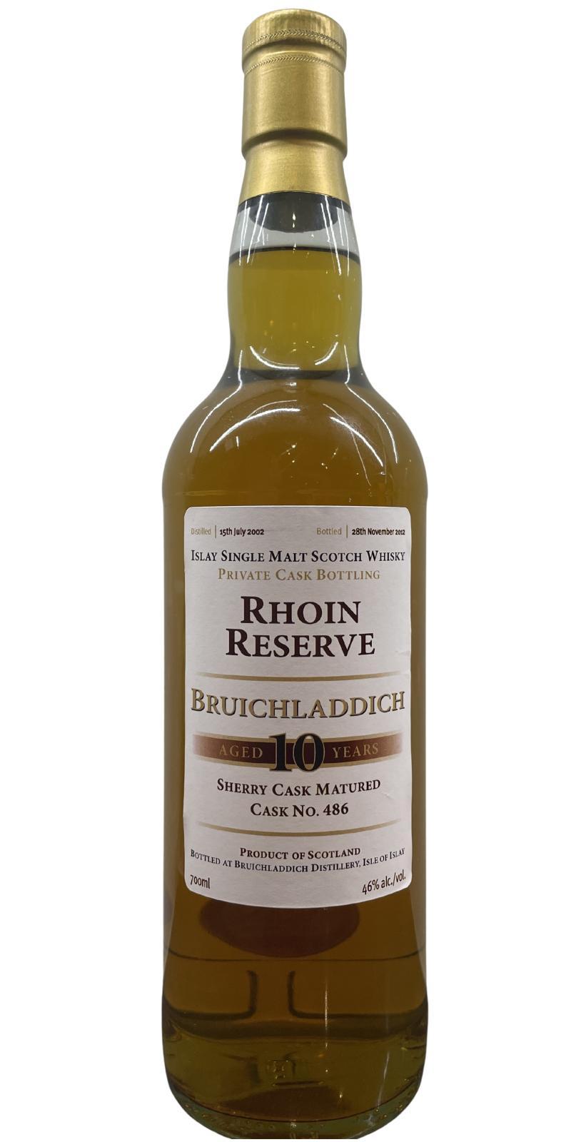 Bruichladdich 2002 Private Cask - Rhoin Reserve
