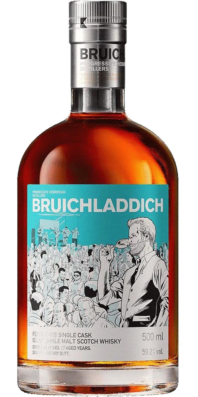 Bruichladdich 2003 Fèis Ìle 2021 Single Cask