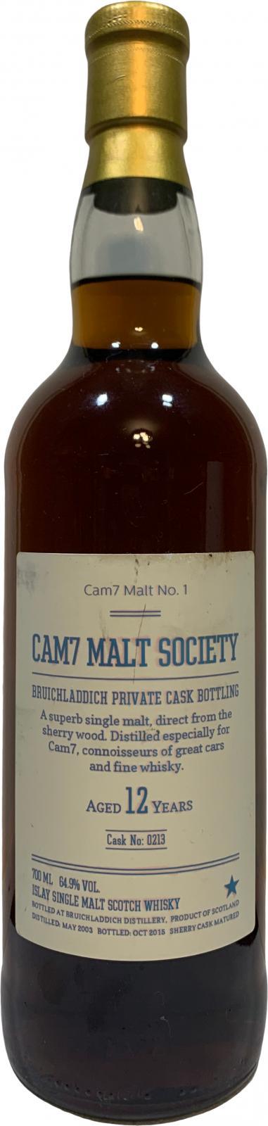 Bruichladdich 2003 Private Cask Bottling