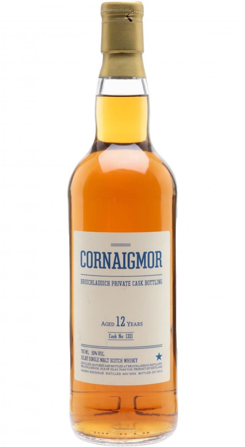 Bruichladdich 2003 - Cornaigmor Private Cask Bottling