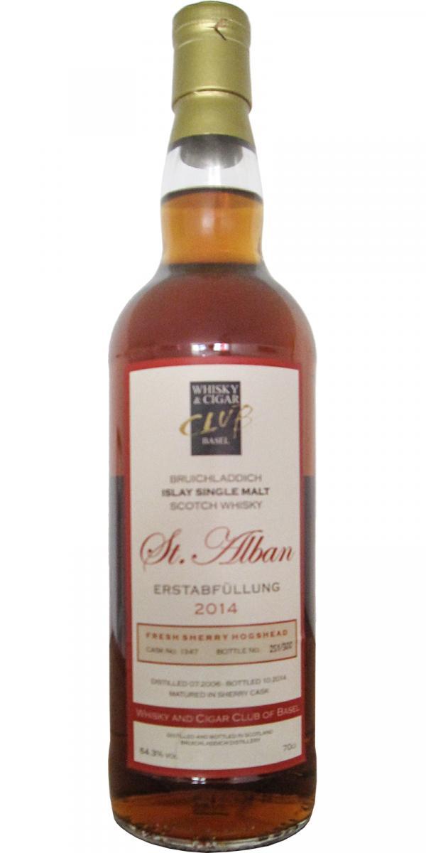 Bruichladdich 2006 Whisky and Cigar Club of Basel