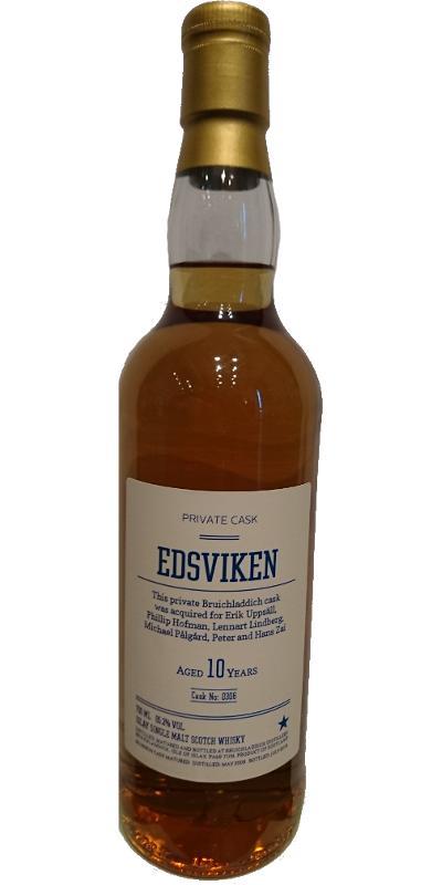 Bruichladdich 2006 - Edsviken Private Cask Bottling