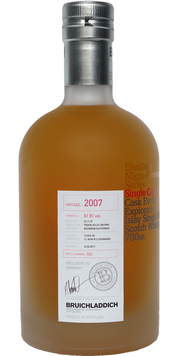 Bruichladdich 2007 Micro-Provenance Series