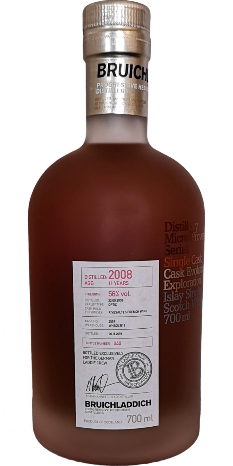 Bruichladdich 2008 Micro-Provenance Series
