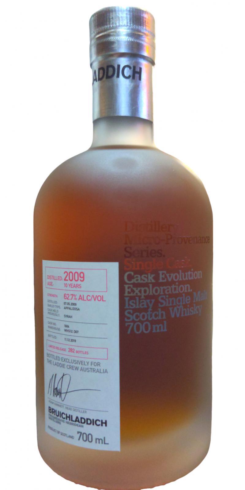 Bruichladdich 2009 Micro-Provenance Series