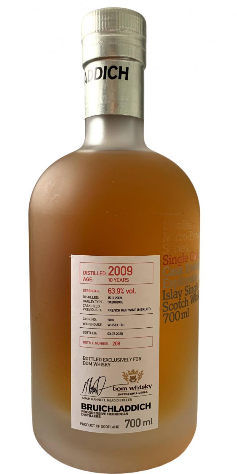 Bruichladdich 2009 Micro-Provenance Series
