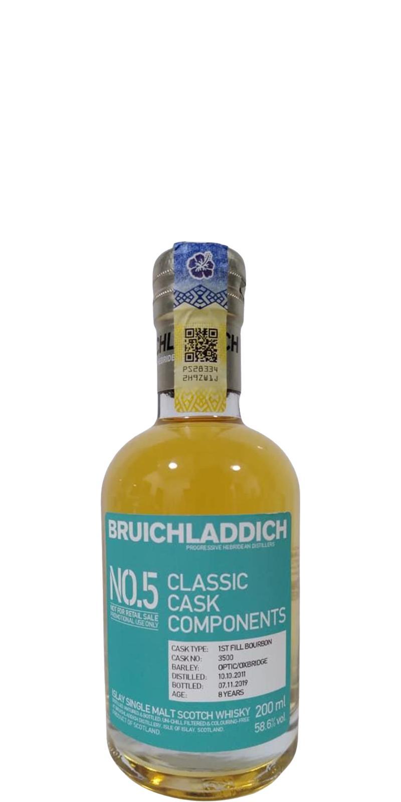 Bruichladdich 2011 Classic Cask Components - No. 5