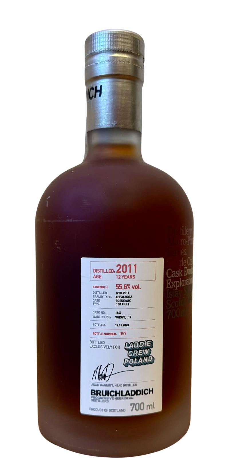 Bruichladdich 2011 Micro Provenance Series