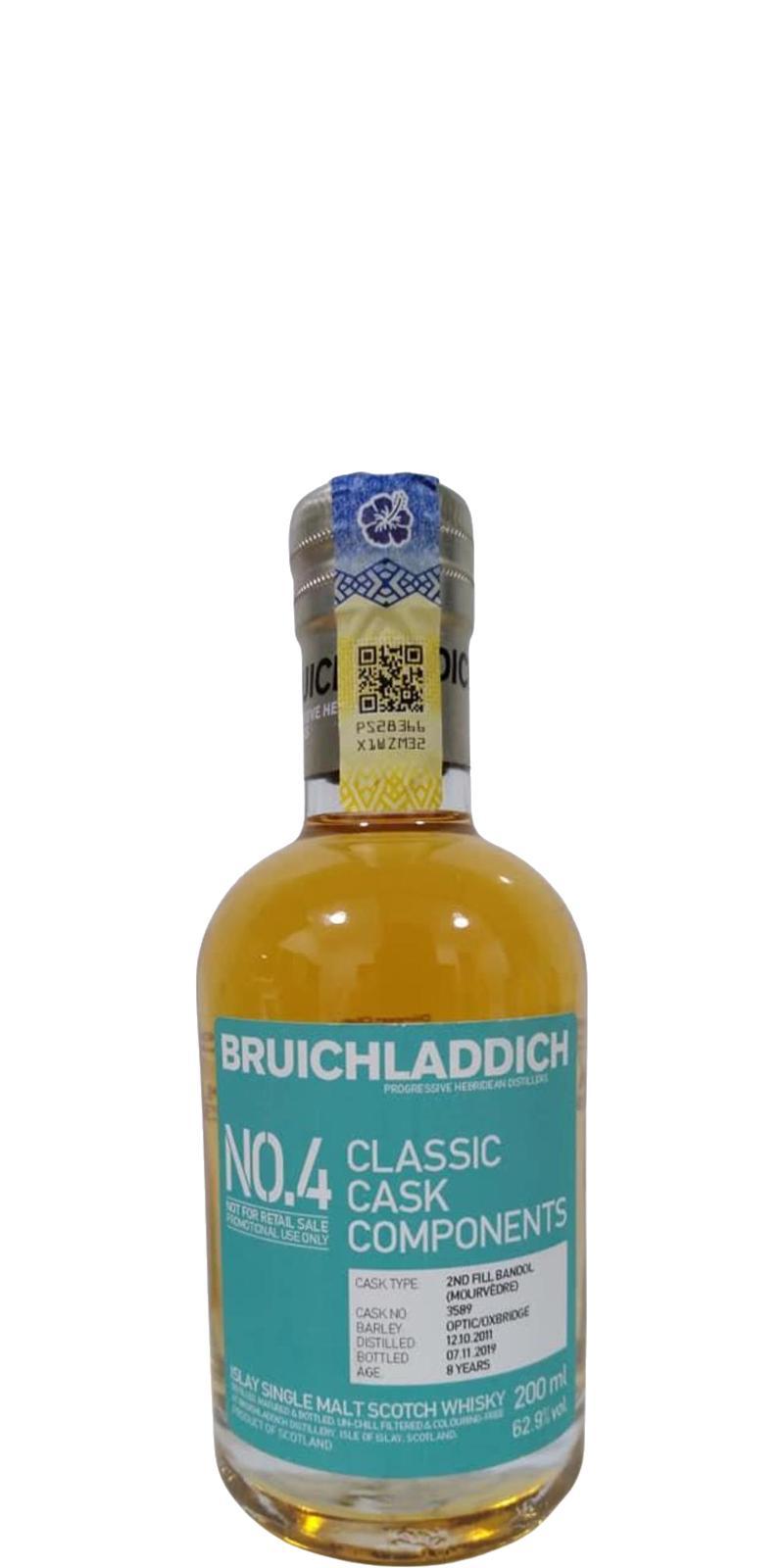 Bruichladdich 2011 Classic Cask Components - No. 4