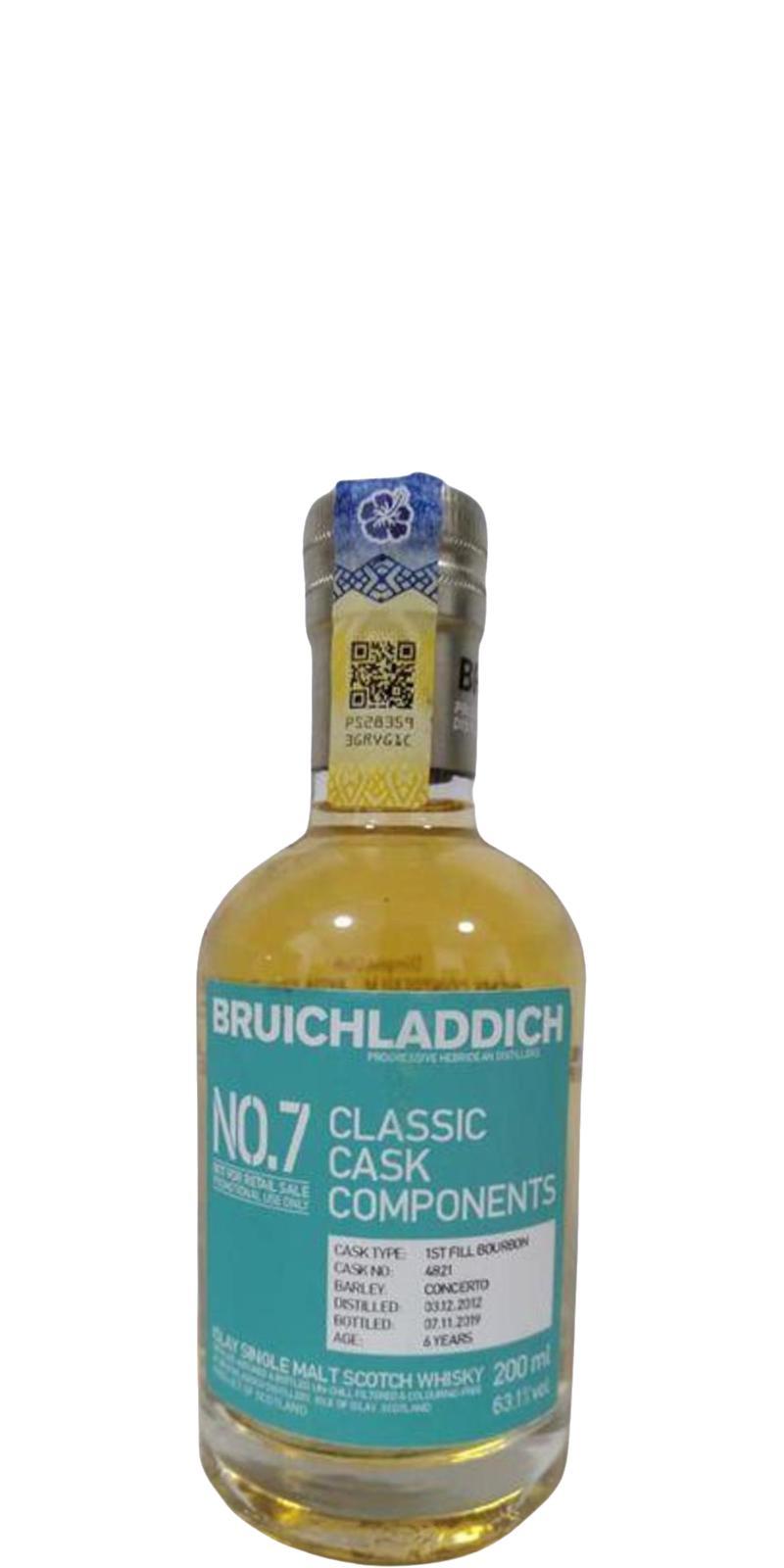 Bruichladdich 2012 Classic Cask Components - No. 7