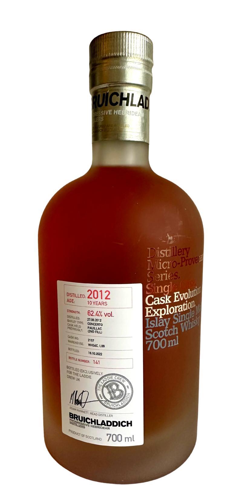 Bruichladdich 2012 Micro-Provenance Series