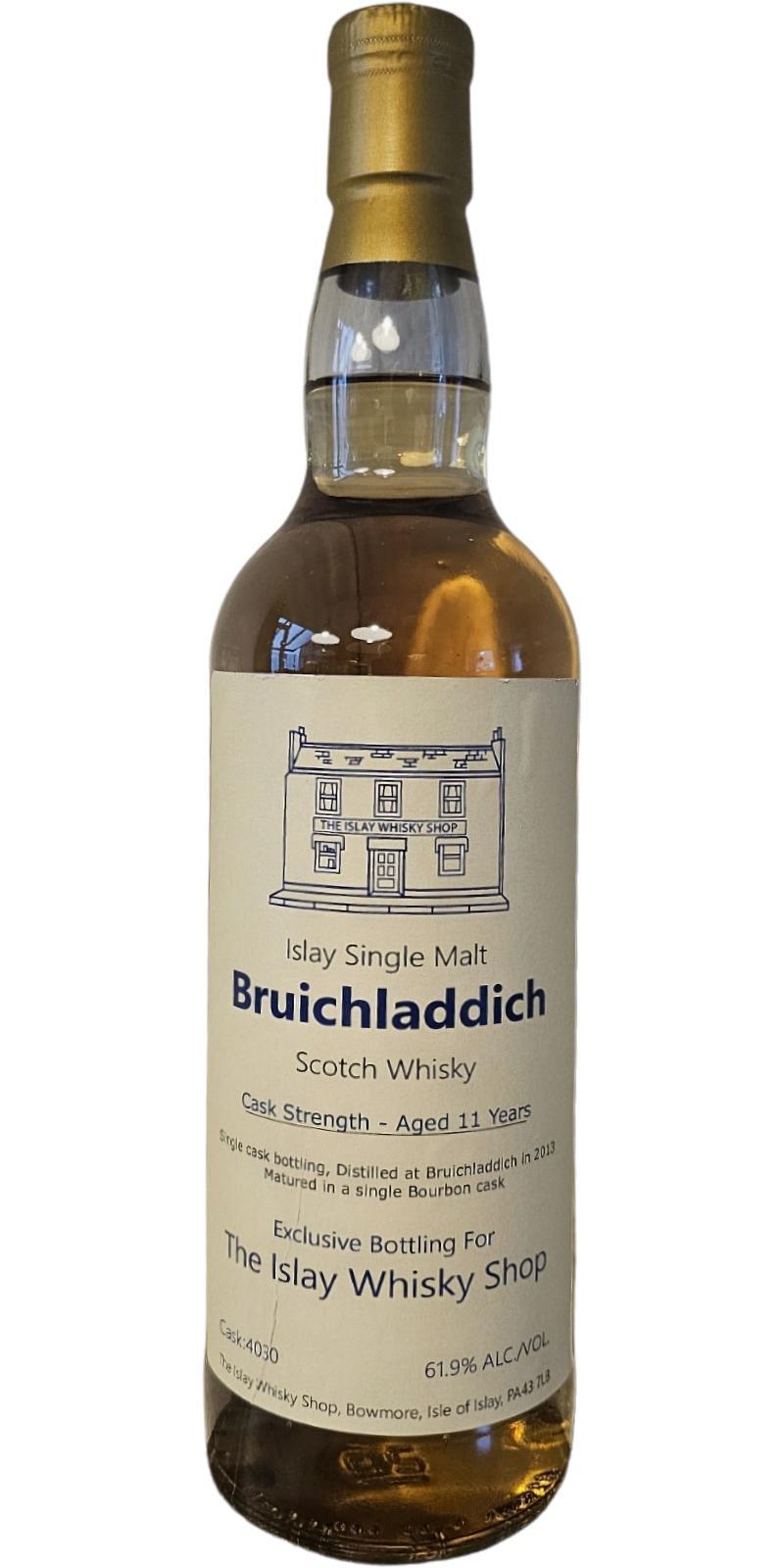 Bruichladdich 2013 Private Single Cask Bottling