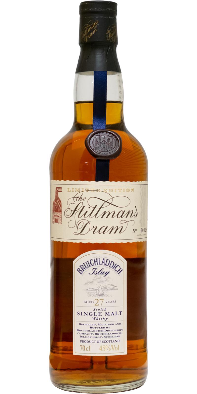 Bruichladdich 27-year-old The Stillman's Dram