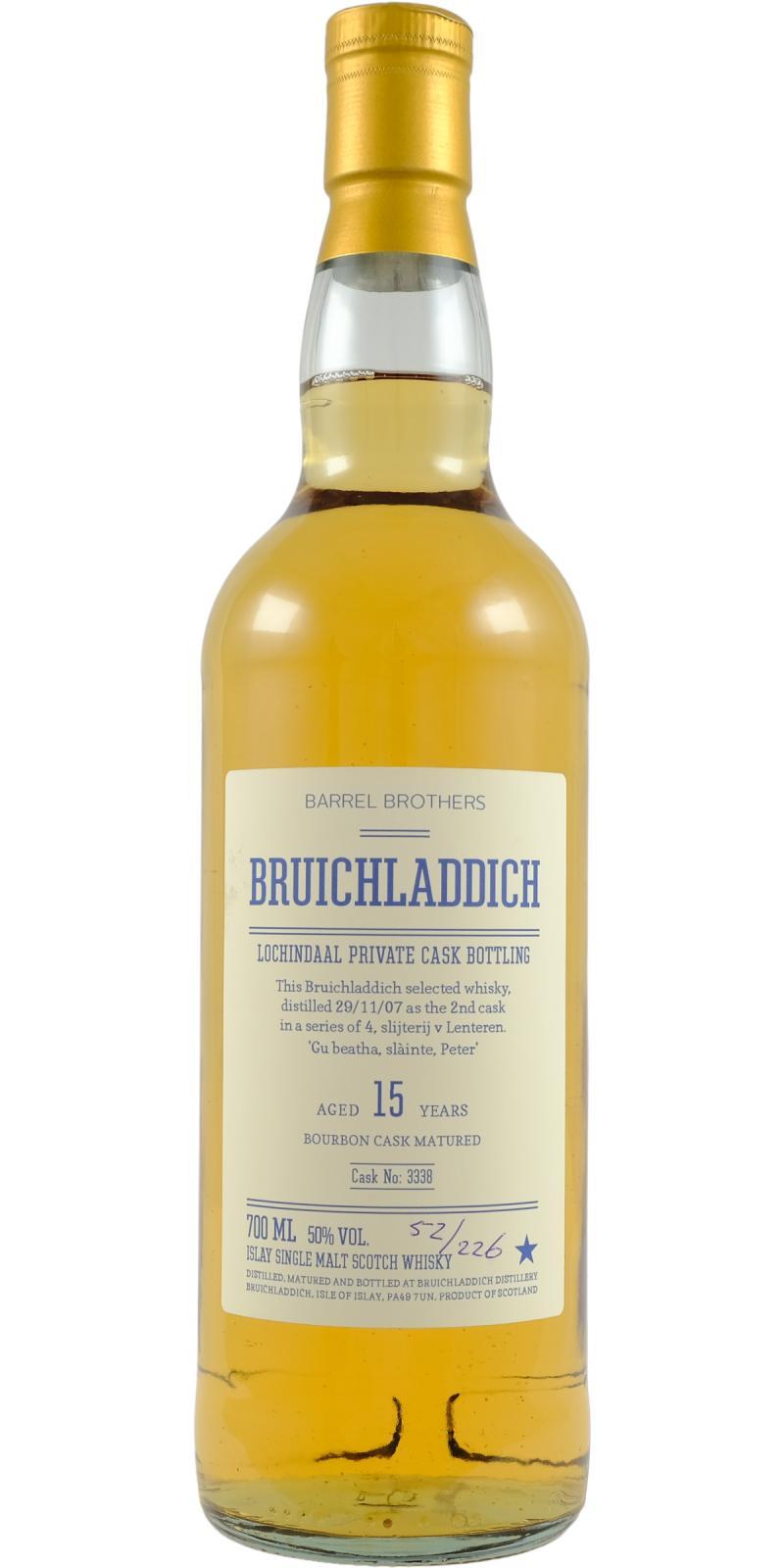 Lochindaal 2007 Private Cask Bottling - Barrel Brothers