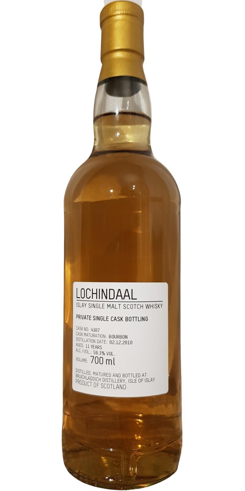 Lochindaal 2010 Private Single Cask Bottling