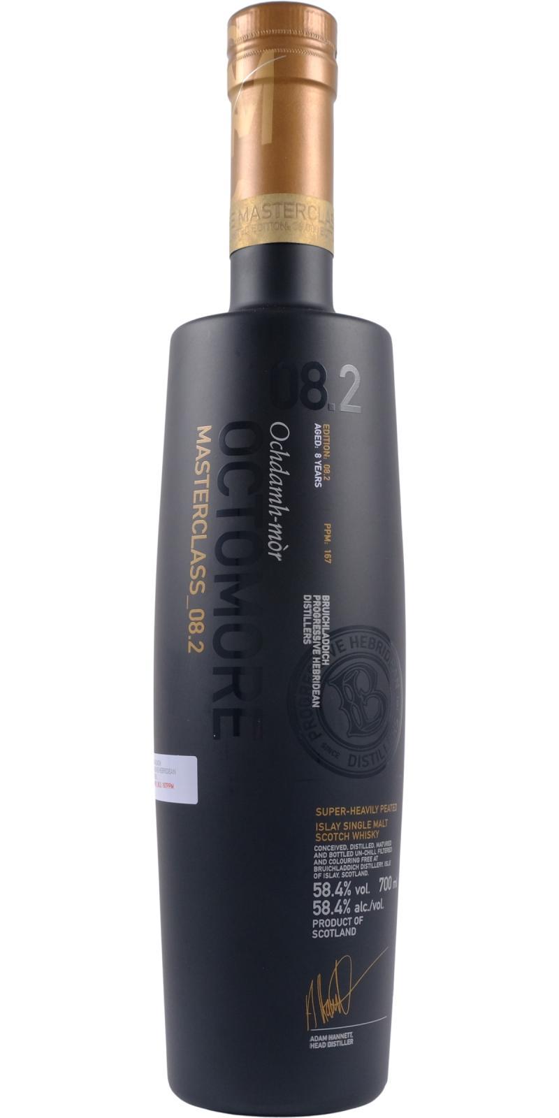 Octomore Edition 08.2 Masterclass / 167 PPM Ochdamh-mor 167 PPM