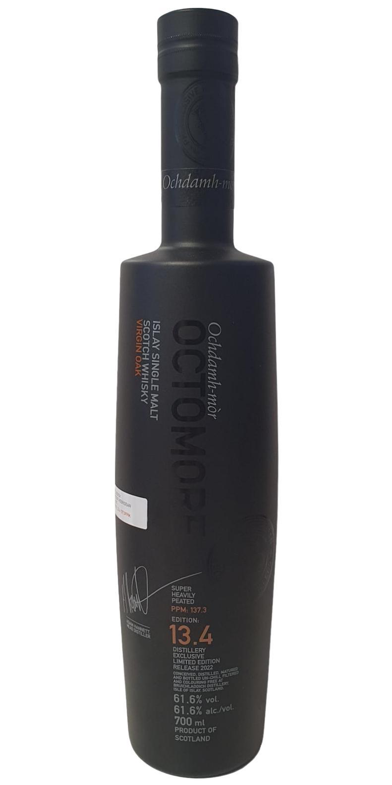 Octomore Edition 13.4 / 137.3 PPM The Impossible Equation