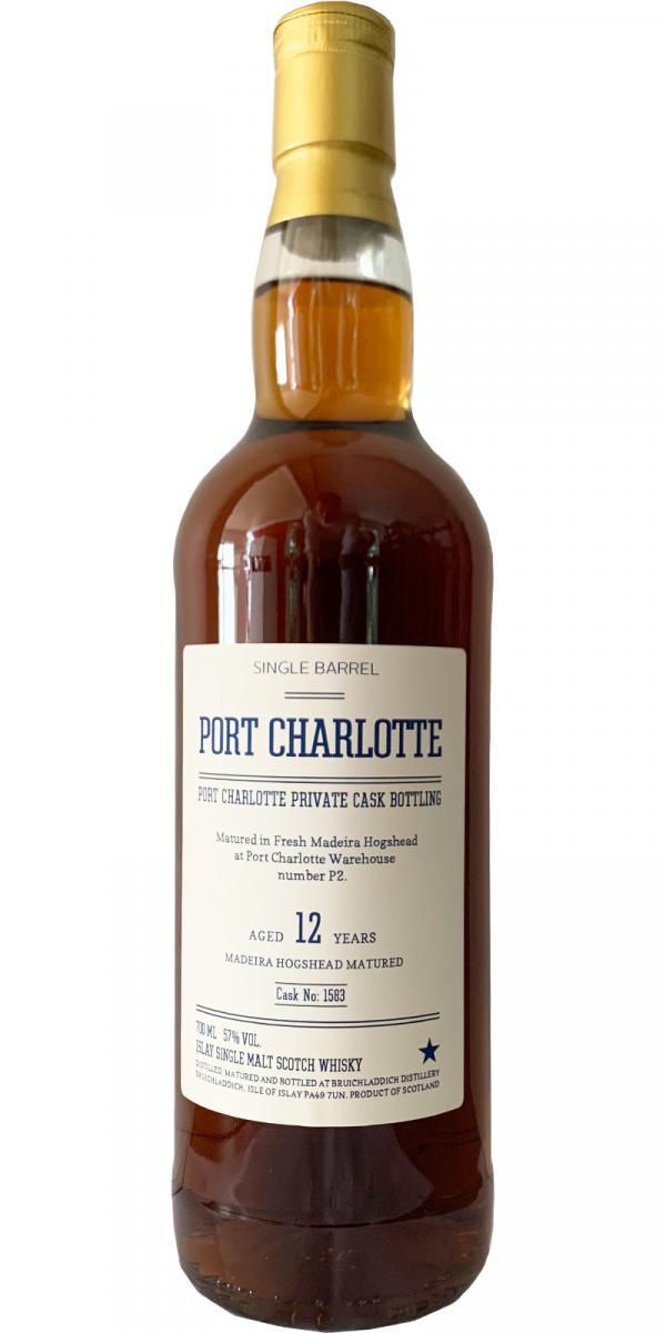 Port Charlotte 12-year-old Private Cask Bottling