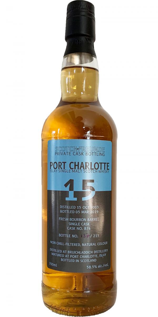 Port Charlotte 2003 Private Cask Bottling