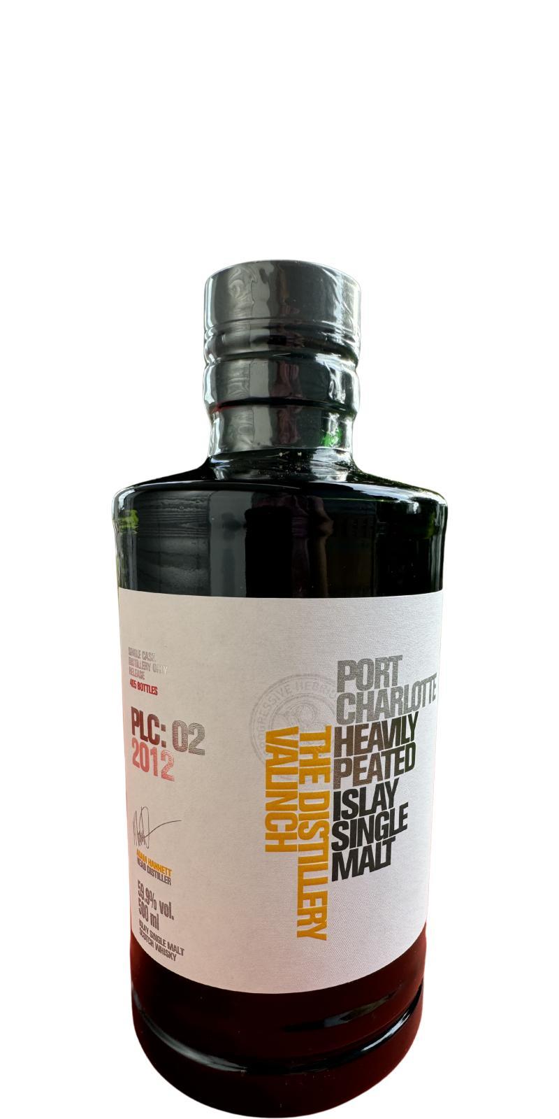 Port Charlotte 2012 PLC:02 The Distillery Valinch
