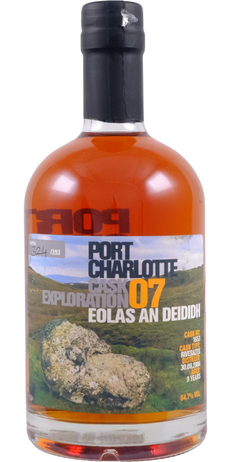 Port Charlotte Cask Exploration 07 Valinch Eolas an Deididh