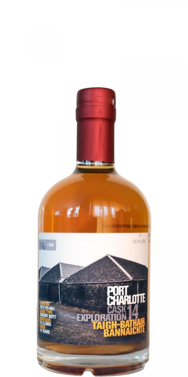 Port Charlotte Cask Exploration 14 Valinch Taigh-Bathair Bannaichte