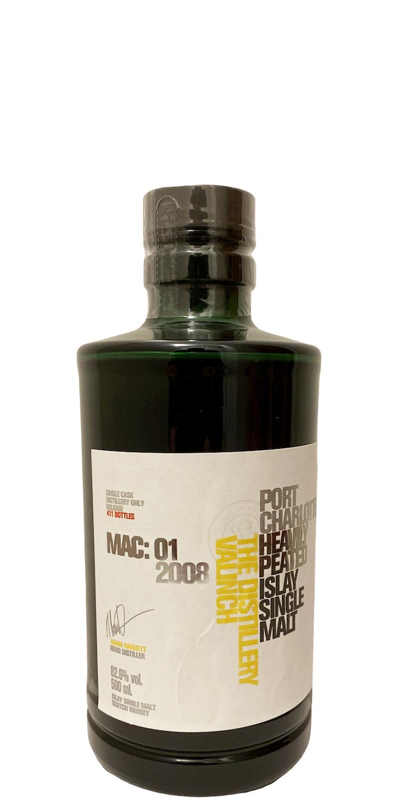 Port Charlotte MAC: 01 2008 The Distillery Valinch