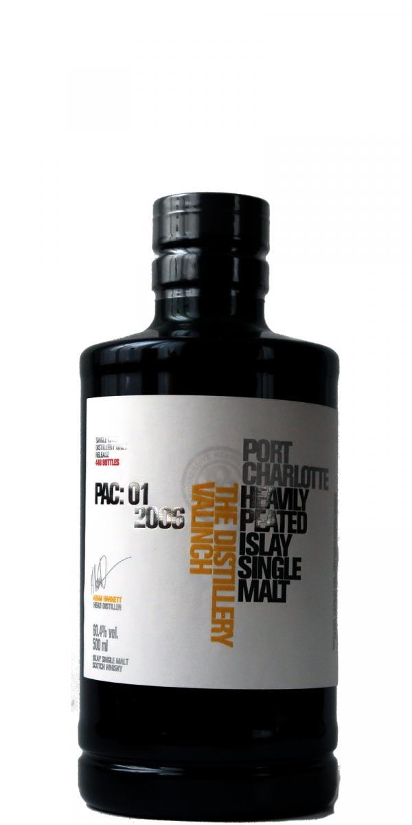 Port Charlotte PAC: 01 2006 The Distillery Valinch